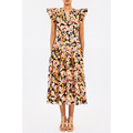 Marin Cotton Midi Dress Night Bloom