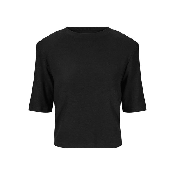 Sonia Rib Tee Black