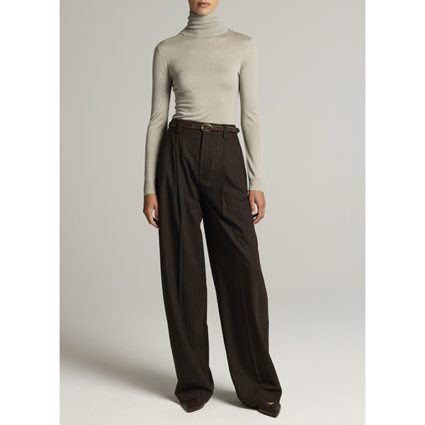Slim Turtleneck Stone Sage
