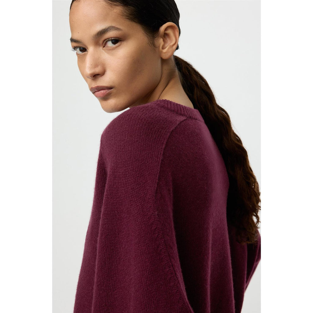 Boyfriend Crewneck Bordeaux