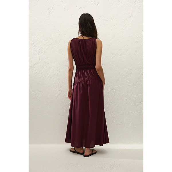 Yael Midi Dress Mulberry