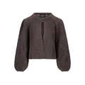 Amelia Chunky Cardigan Dark Brown