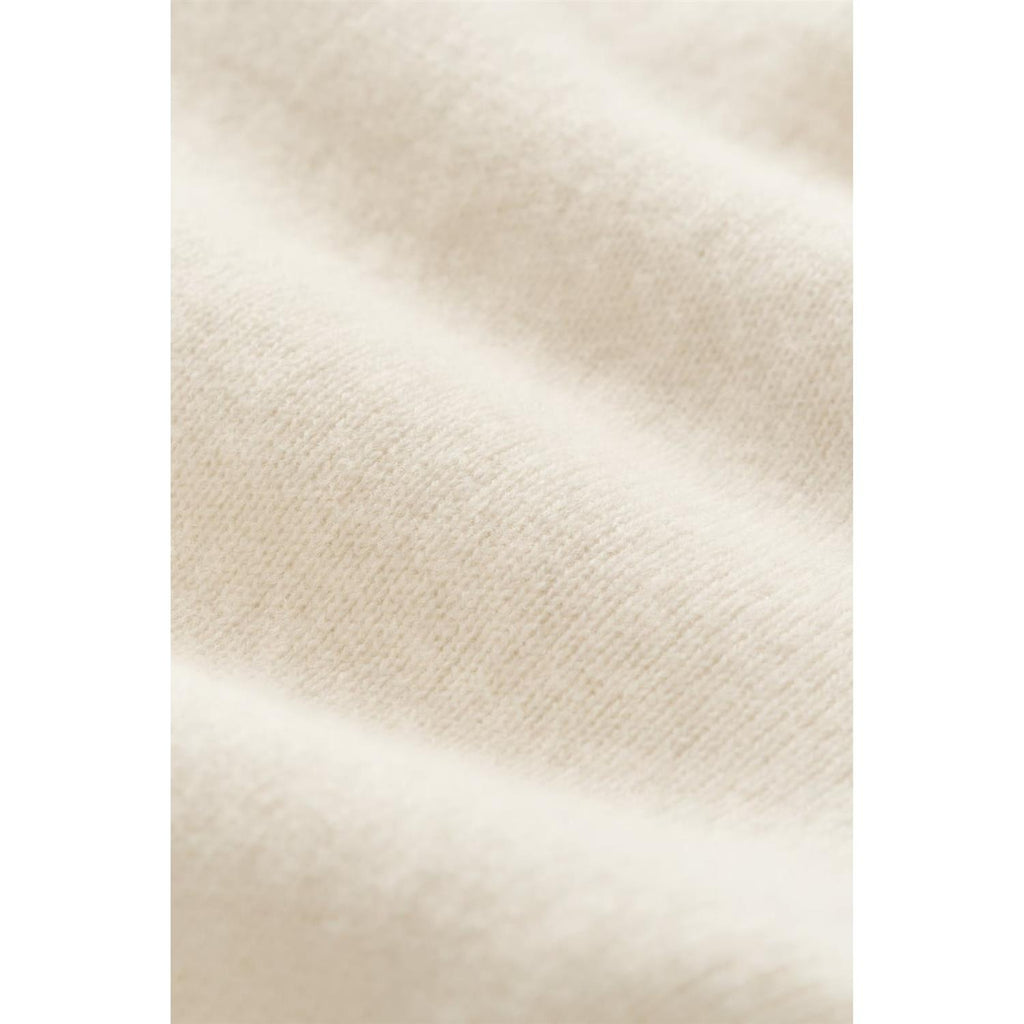 Double Knit Cardigan Feather White