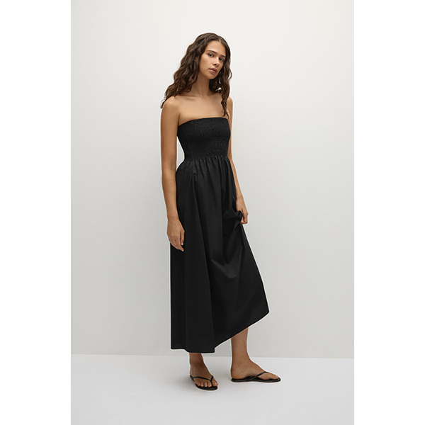 Jamie Midi Dress Black