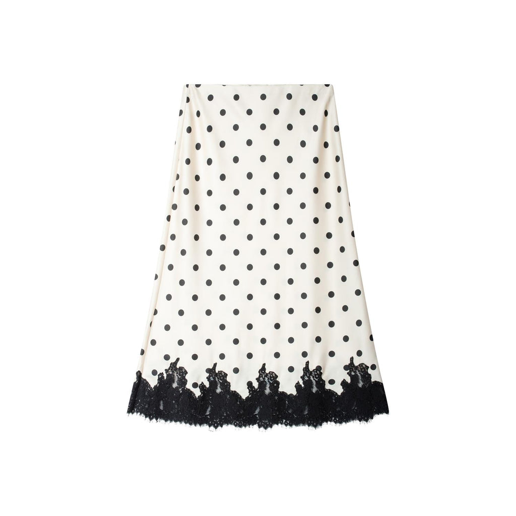 Lynne Skirt Black Polka Dot