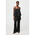 Silk Pants Black
