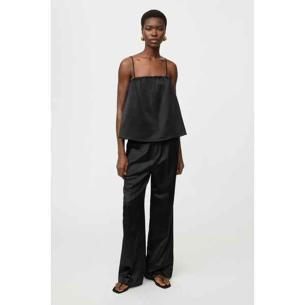 Silk Pants Black