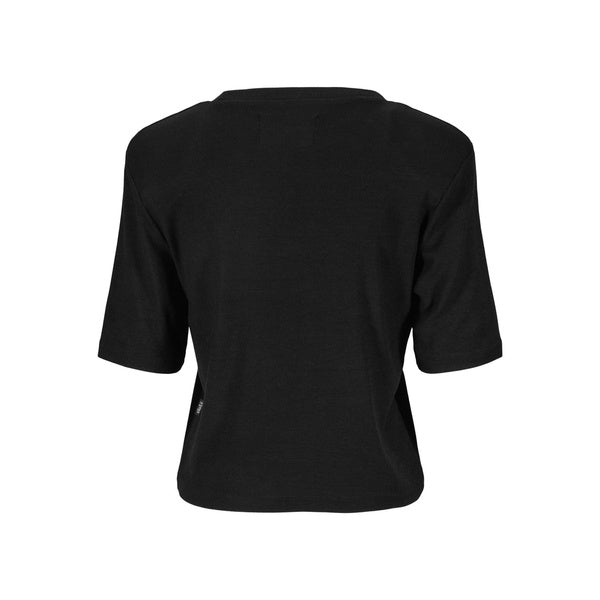 Sonia Rib Tee Black