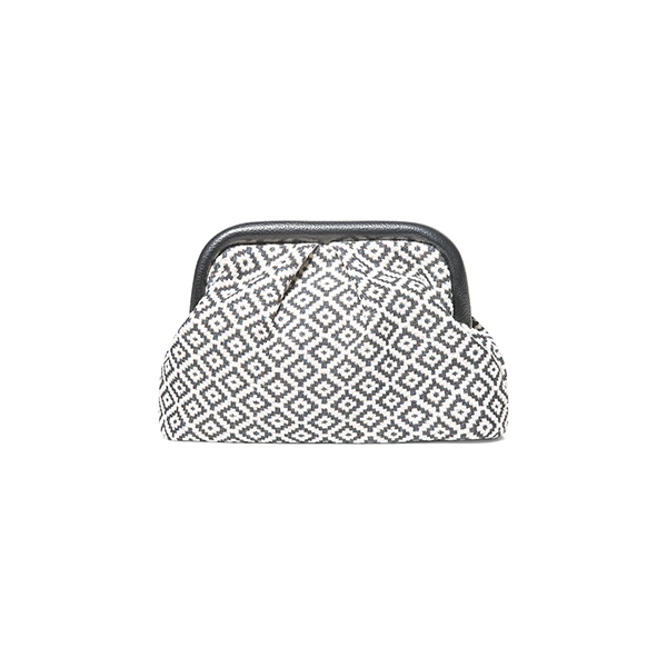 Jacquard Clutch Black Combo