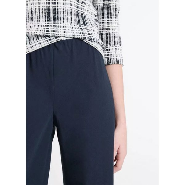 High Waist Cotton Bias Pant Coastal