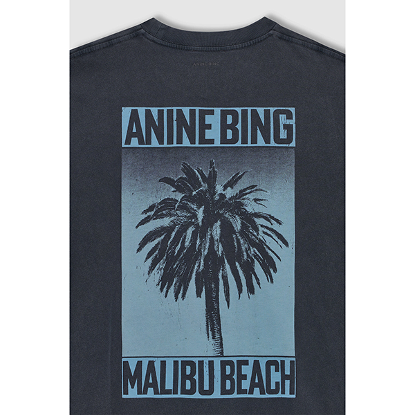 Cade Tee Palm Washed Black