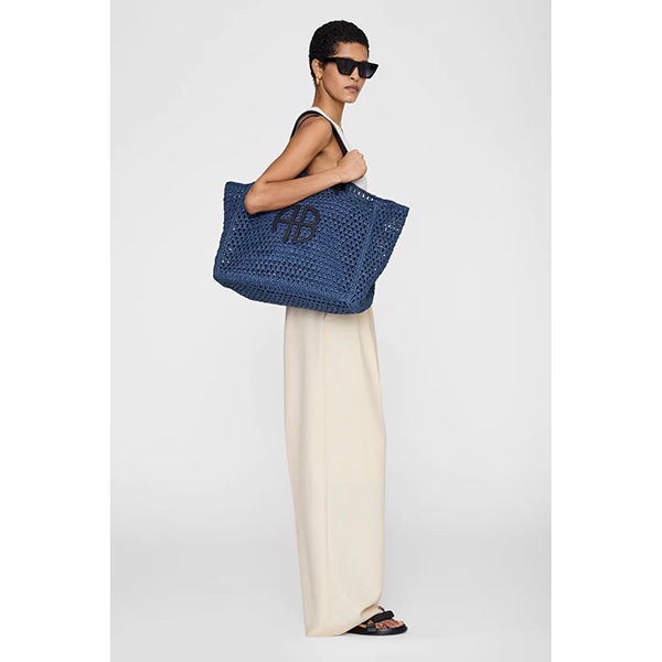 Large Rio Tote Marine Blue
