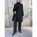 Laura Cashmere Coat Black