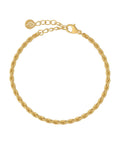 Rope Chain Bracelet Gold