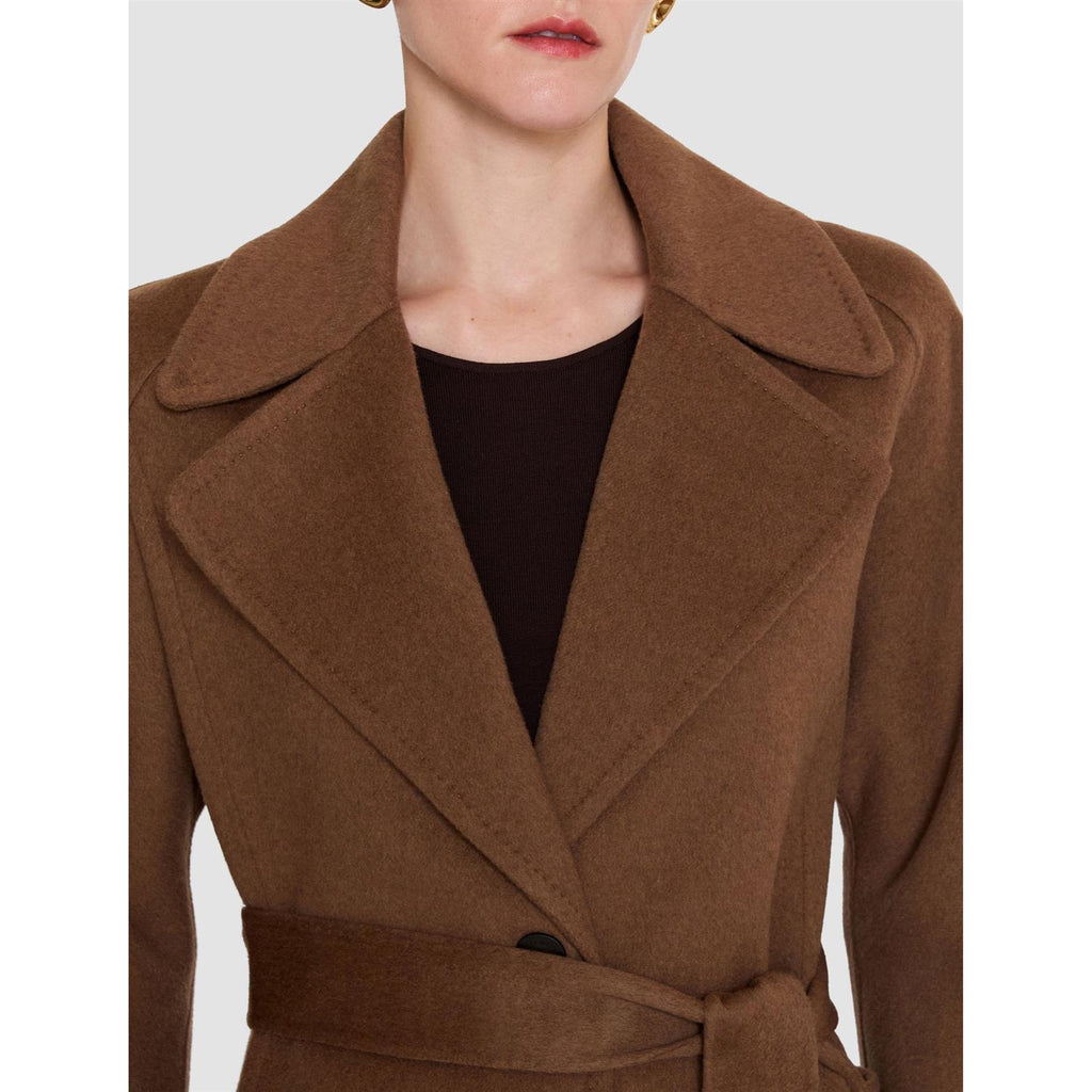 Spencer Double Face Cashmere Coat Taupe