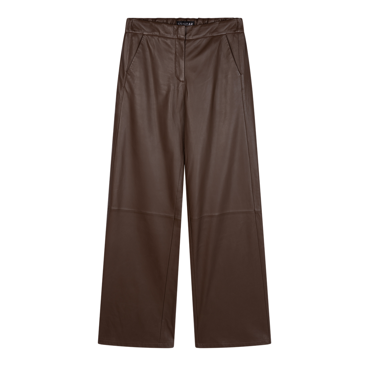 Davina Leather Pant Cacao Brown