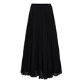 Crinkled Maxi Skirt Black