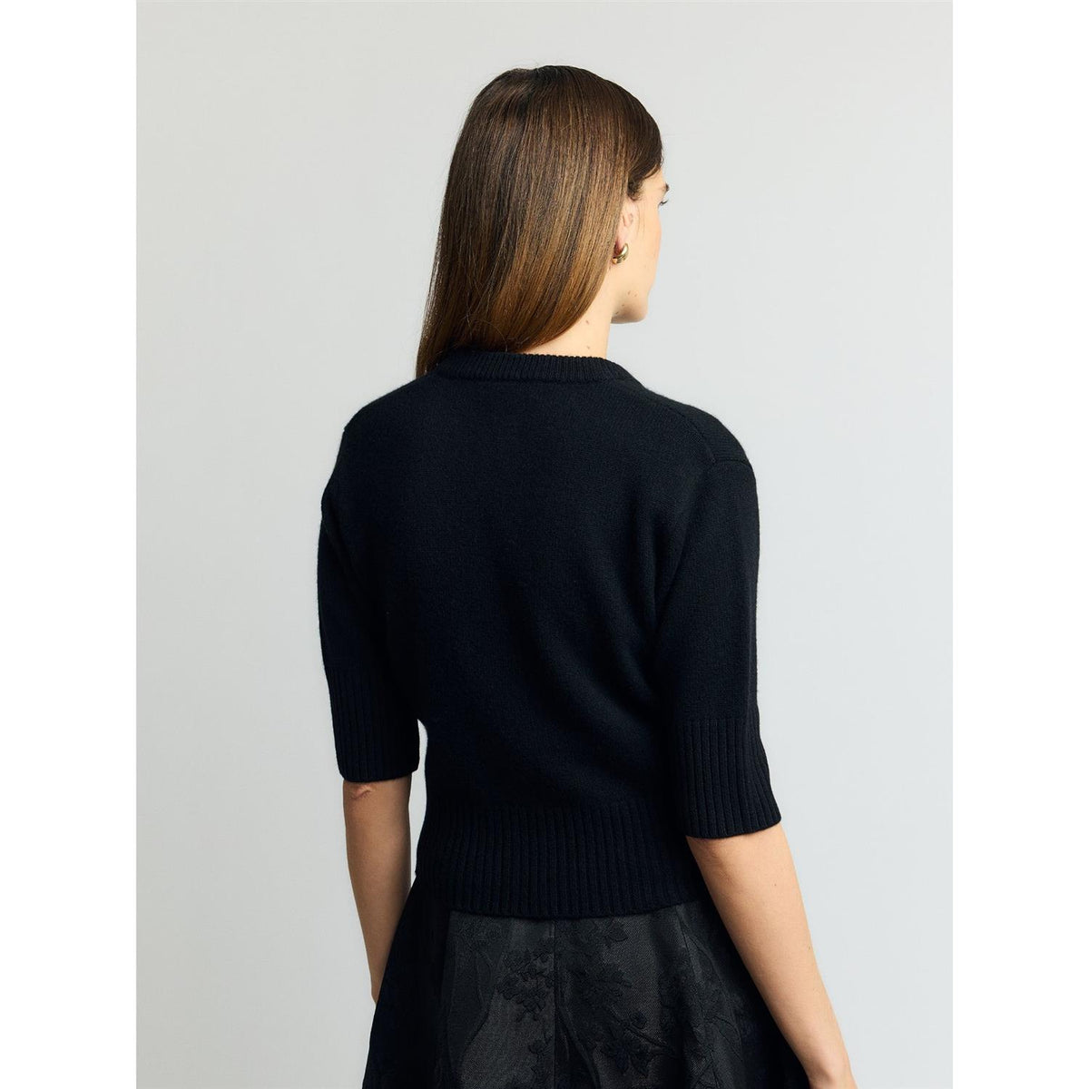 Este Cashmere Cardigan Black
