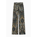 Sawyer Wide Leg Silk Pant Prussian