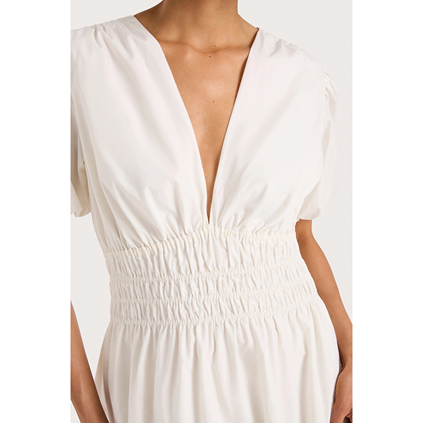 Grace Midi Dress White