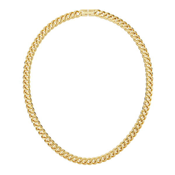 Curb Chain Necklace Gold