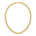 Curb Chain Necklace Gold