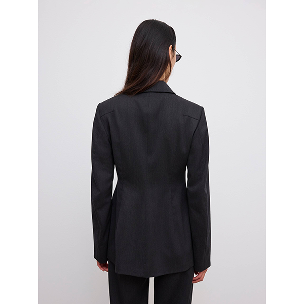 Slim Tailored Blazer Antracite Grey