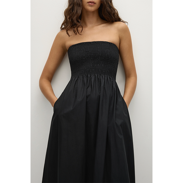 Jamie Midi Dress Black