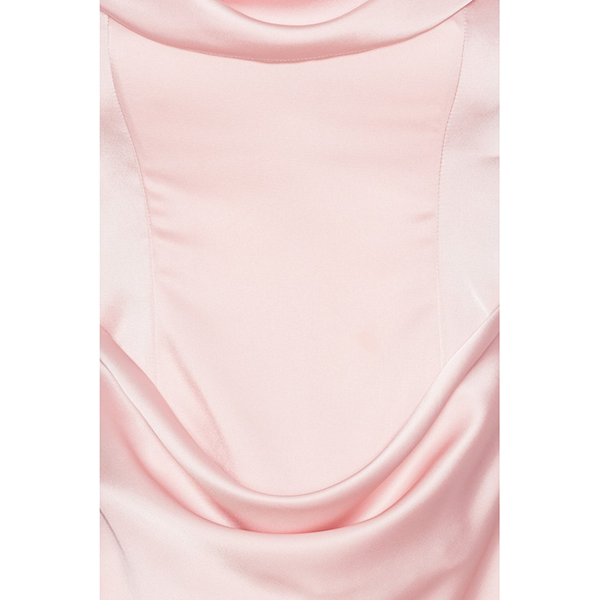 Corsage Long Dress Blushing Bride