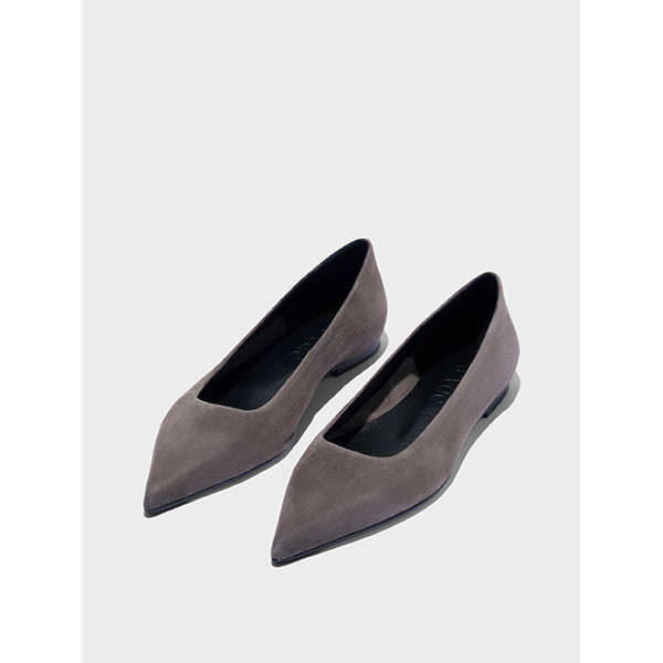 Cassy Flat Suede Taupe
