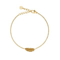 Feather Bracelet Gold