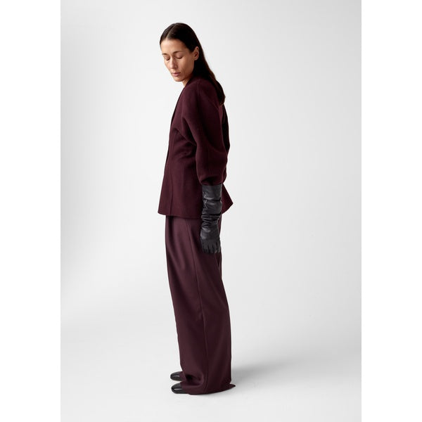 Nadina Wool Jacket Burgundy