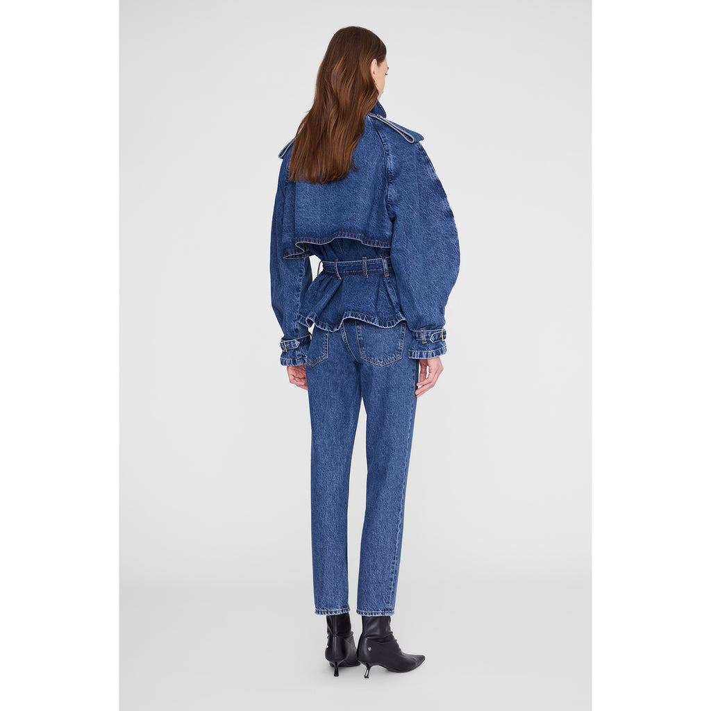 Pascale Trench Clean Indigo