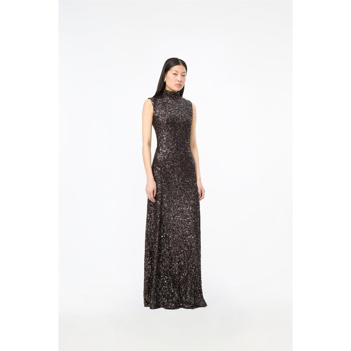 Sequins Flared Maxi Dress Molé
