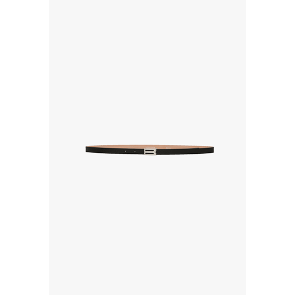 Micro Dorian Frame Belt Black Silver