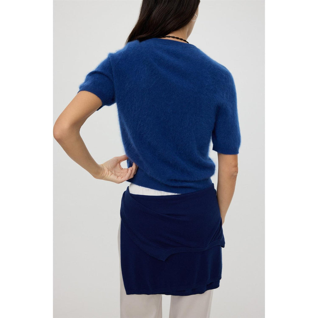 Brushed Short Sleeve Ink Blue