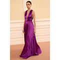 Lena SL Satin Gown Amaranth