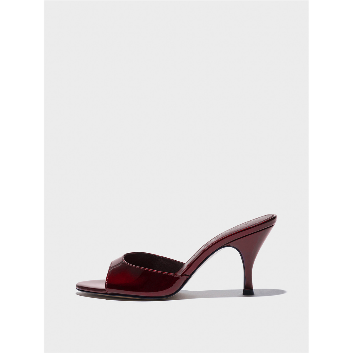 Samia Patent Leather Mule Port