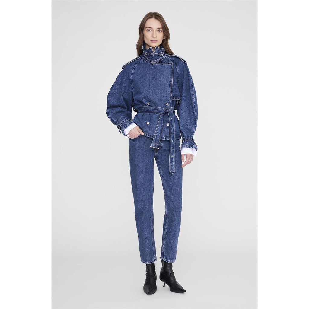 Pascale Trench Clean Indigo