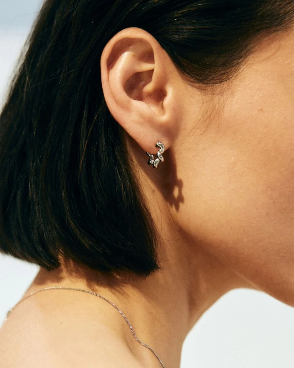 Spiral Hoops S Gold