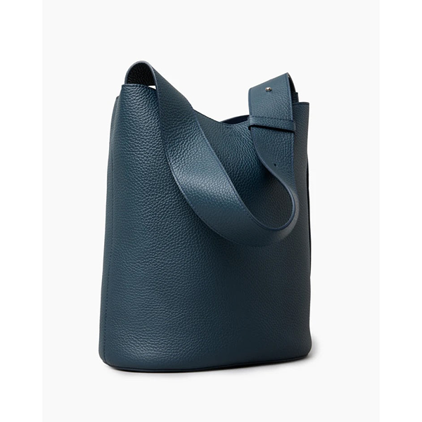 The Norma Tote Slate Blue Grosgrain
