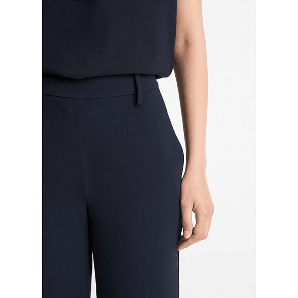 Mid Rise Tapered Pull on Pant Coastal Blue