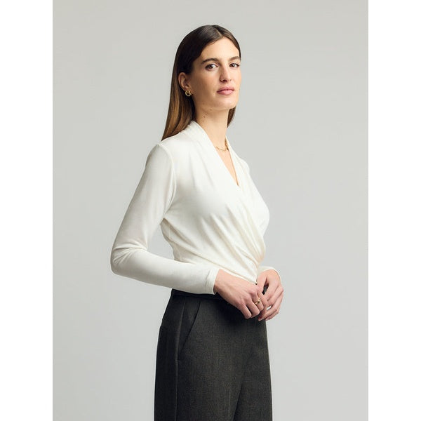 Fifi P Top Chalk White