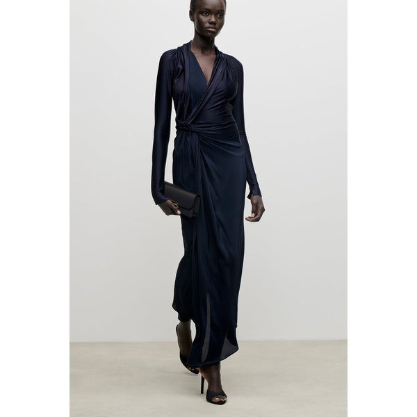 Lea Midi Dress Navy
