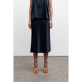 Hana Satin Skirt Midnight blue