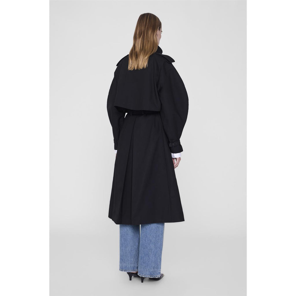 Pascale Maxi Trench Black