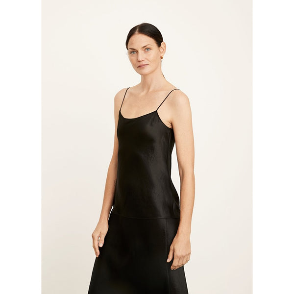 SATIN CAMI BLACK