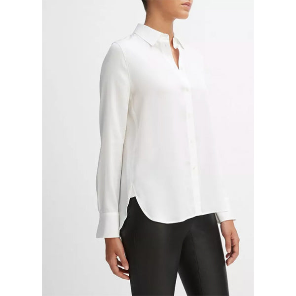 Slim Fitted Blouse Optic White