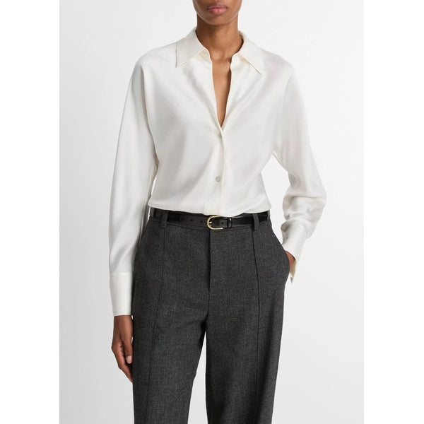Bias L/S Blouse Off White