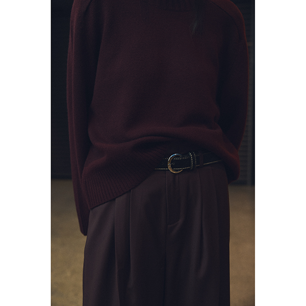 Rico Cashmere Turtleneck Burgundy
